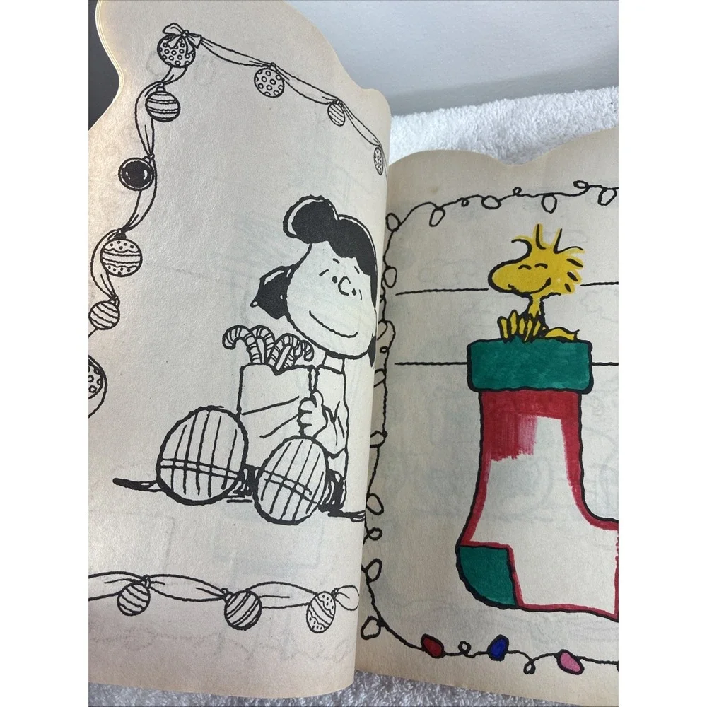 Peanuts Snoopy Christmas Holiday Fun Coloring & Activity Book.   2003